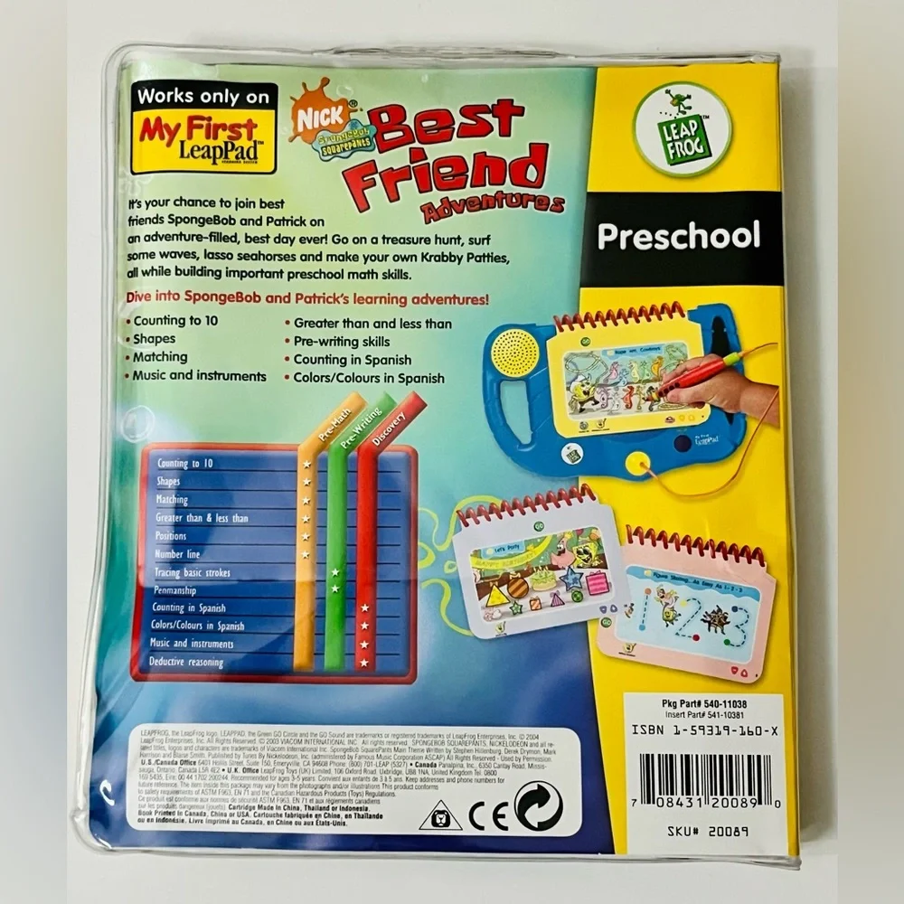SpongeBob SquarePants Best Friend Adventures - LeapFrog